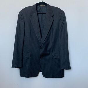 Hart Schaffner Marx Gold Trumpeter Suit Coat Grey